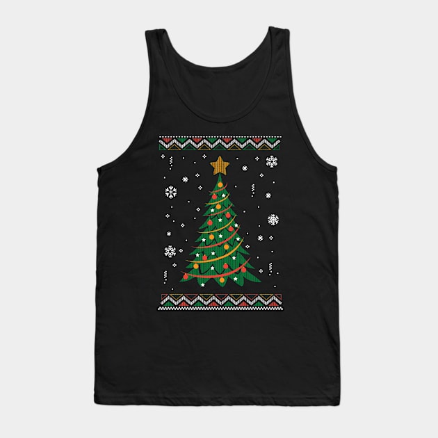 Ugly Christmas Sweater Tank Top by GuiltlessGoods